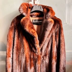 Mink fur coat